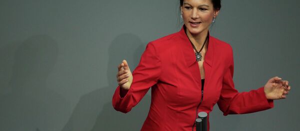 Sahra Wagenknecht, Linke-Vizefraktionschefin im Bundestag - Sputnik Afrique