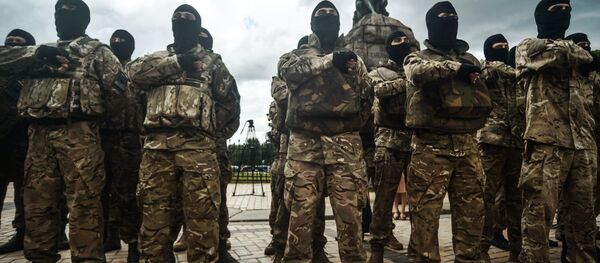 Присяга батальона Азов в Киеве - Sputnik Afrique