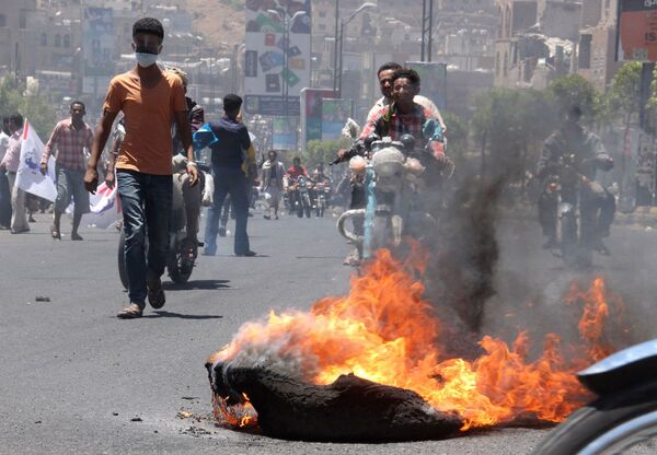 Yémen: Sanaa après les frappes aériennes - Sputnik Afrique