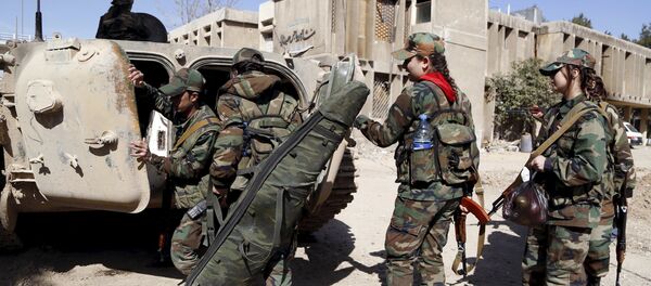 Bataillon de femmes soldates d'Assad - Sputnik Afrique