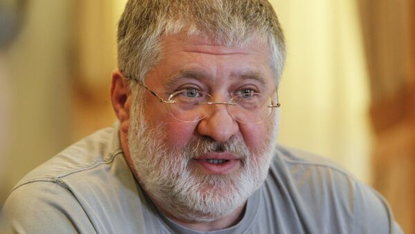Igor Kolomoisky, billionaire and governor of the Dnipropetrovsk region, speaks during an interview in Dnipropetrovsk in this May 24, 2014 file photo. - Sputnik Afrique