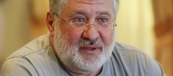 Igor Kolomoisky, billionaire and governor of the Dnipropetrovsk region, speaks during an interview in Dnipropetrovsk in this May 24, 2014 file photo. - Sputnik Afrique