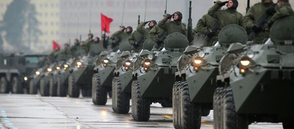 Репетиция парада Победы в подмосковном Алабине Репетиция парада Победы в подмосковном Алабине - Sputnik Afrique