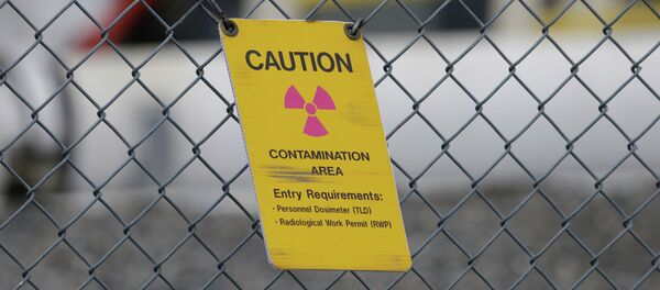 A sign warning of radioactive contamination - Sputnik Afrique