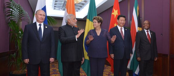 Les dirigeants du groupe BRICS - Sputnik Afrique