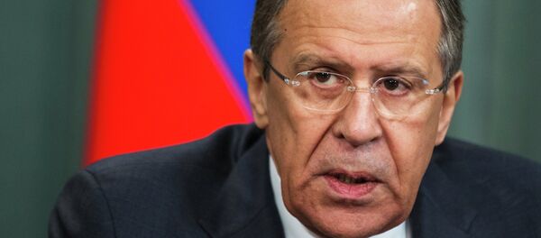 Russian Foreign Minister Sergey Lavrov attends a news conference after his meeting with counterpart from Vanuatu Sato Kilman in Moscow, Russia, Tuesday, March 31, 2015. - Sputnik Afrique
