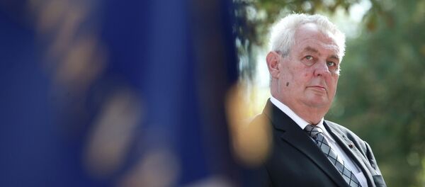 Czech Republic President Milos Zeman - Sputnik Afrique