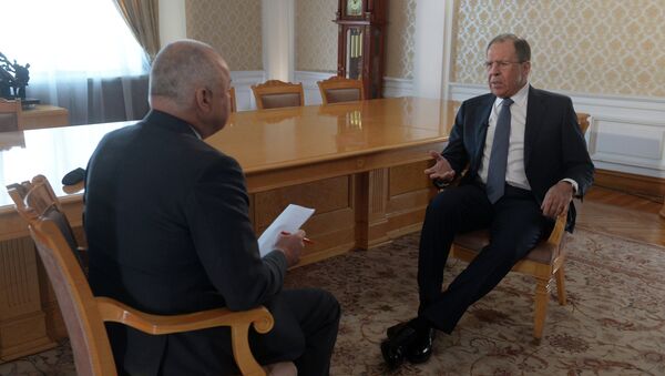 Russian Foreign Minister Sergei Lavrov's interview to Rossiya Segodnya's Director General Dmitry Kiselev - Sputnik Afrique