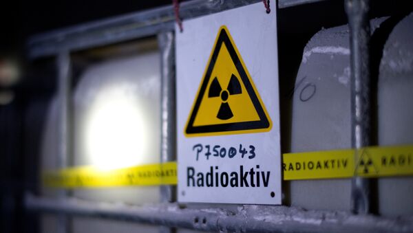 A tank containing radioactive water is seen at the Asse nuclear waste storage facility on March 4, 2014 in Remlingen, central Germany - Sputnik Afrique
