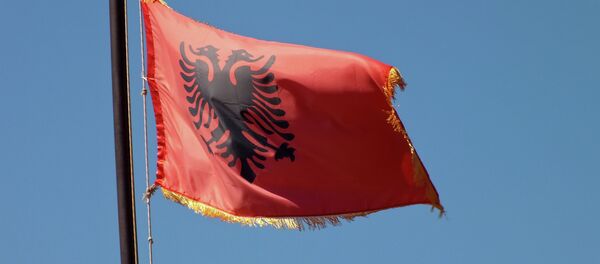 Albanian national flag - Sputnik Afrique