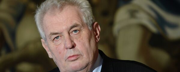 Czech President Milos Zeman - Sputnik Afrique