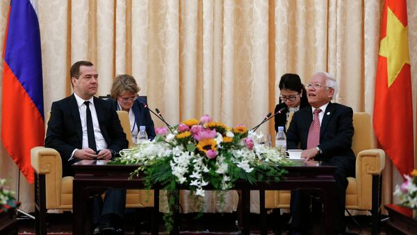 Russian Prime Minister Dmitry Medvedev pays official visit to Vietnam. Day Two - Sputnik Afrique