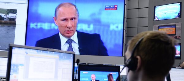 Трансляция Прямой линии с Владимиром Путиным - Sputnik Afrique