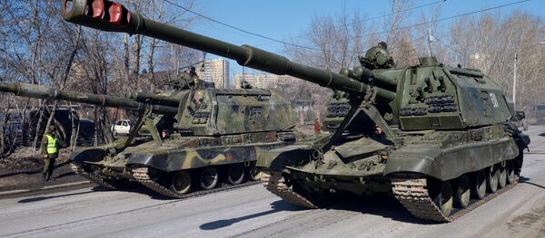 Первая репетиция парада Победы в Екатеринбурге - Sputnik Afrique