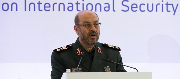 Iranian Defence Minister Hossein Dehghan delivers a speech during the 4th Moscow Conference on International Security (MCIS) in Moscow April 16, 2015. - Sputnik Afrique