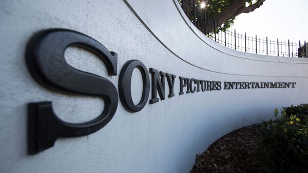 A logo is pictured outside Sony Pictures Studios in Culver City, California December 19, 2014 - Sputnik Afrique