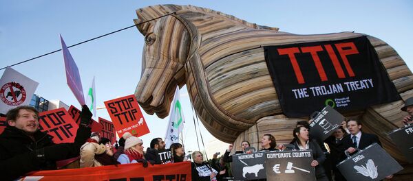Manifestation contre l'accord TTIP - Sputnik Afrique