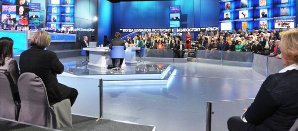 Прямая линия с президентом России Владимиром Путиным - Sputnik Afrique