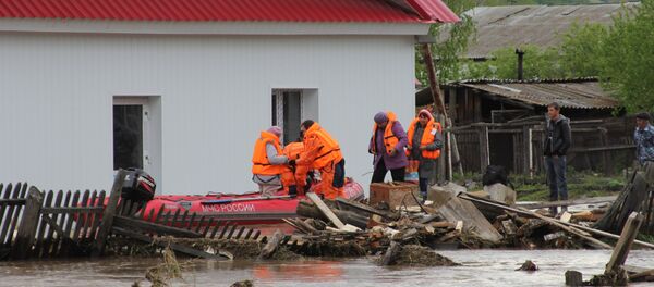 Паводок в Сибири - Sputnik Afrique