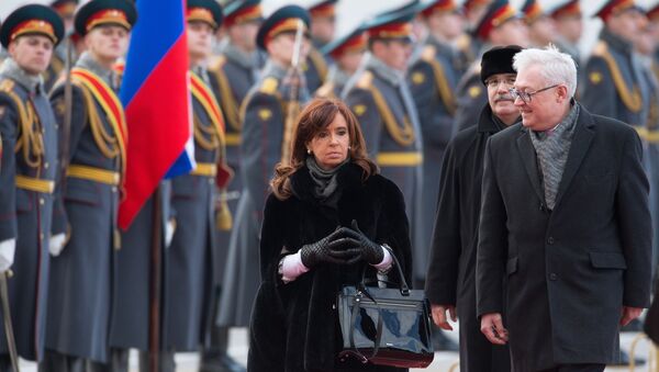 Argentine President Cristina Fernandez de Kirchner arrives in Moscow - Sputnik Afrique