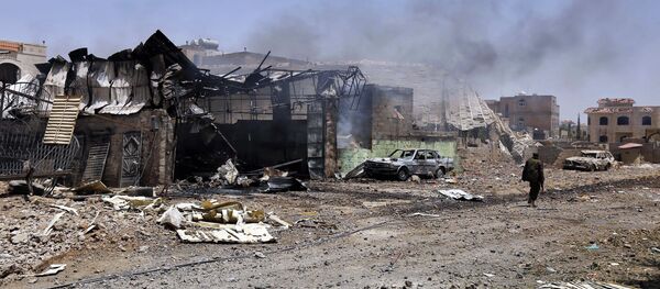 Aftermath of coalition airstrikes on Yemen - Sputnik Afrique