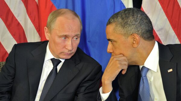 Vladimir Poutine et Barack Obama. Archive photo - Sputnik Afrique