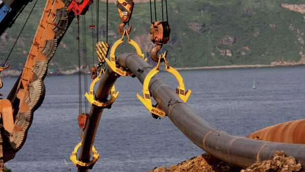 Строительство газопровода. Архивное фото - Sputnik Afrique