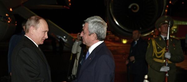 Рабочий визит президента России В.Путина в Армению - Sputnik Afrique