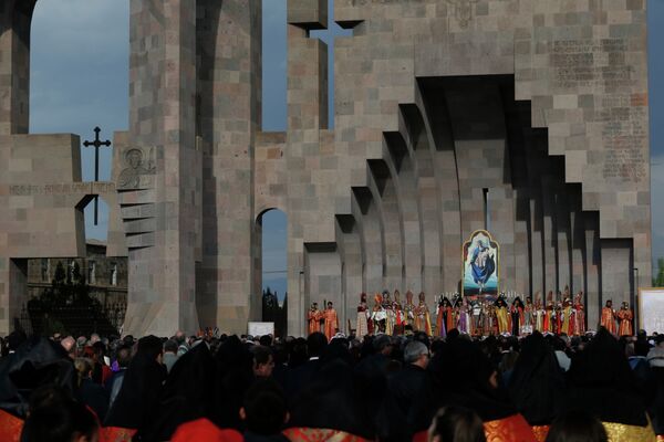 Hommage aux victimes du génocide arménien - Sputnik Afrique