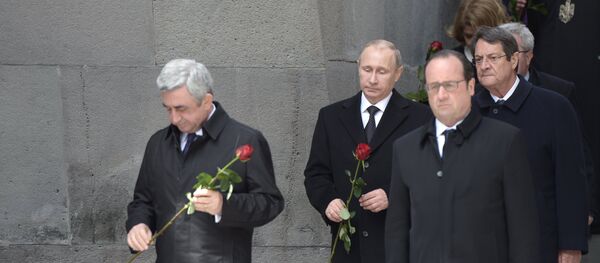 Рабочая поездка президента РФ В.Путина в Армению - Sputnik Afrique