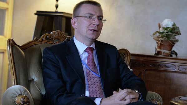 Latvian Foreign Minister Edgar Rinkevics - Sputnik Afrique