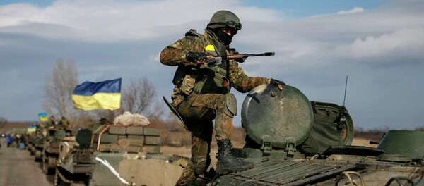 A convoy of Ukrainian armed forces - Sputnik Afrique