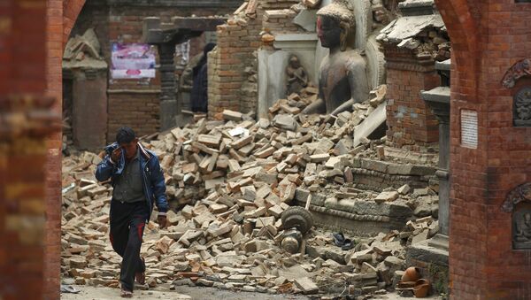 Népal: puissant et meurtrier séisme - Sputnik Afrique
