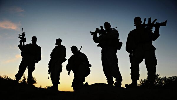 Marines Mentoring Afghan Soldiers - Sputnik Afrique
