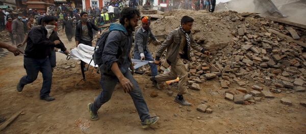 Katmandou: la vie au milieu des ruines - Sputnik Afrique