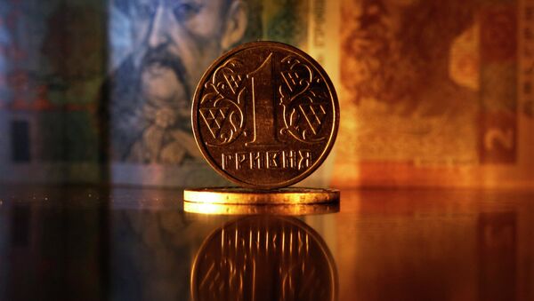 Денежные купюры и монеты США и Украины - Sputnik Afrique