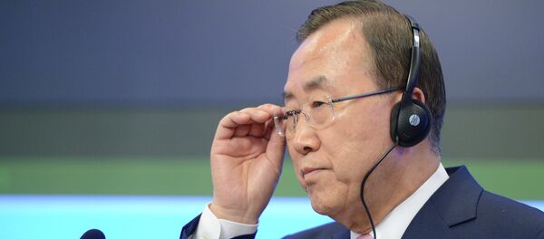 Le secrétaire général de l'ONU Ban Ki-moon - Sputnik Afrique