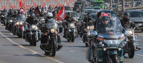Старт мотопробега Ночные волки - Sputnik Afrique