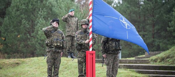 Raising of the NATO flag - Sputnik Afrique