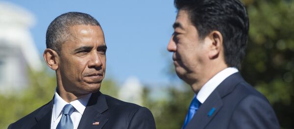 Le président américain Barack Obama et le premier ministre japonais Shinzo Abe - Sputnik Afrique