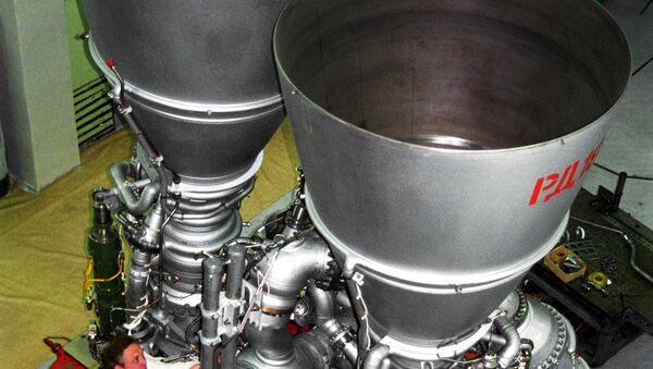 Testing RD-180 oxygen-kerosene rocket engine - Sputnik Afrique