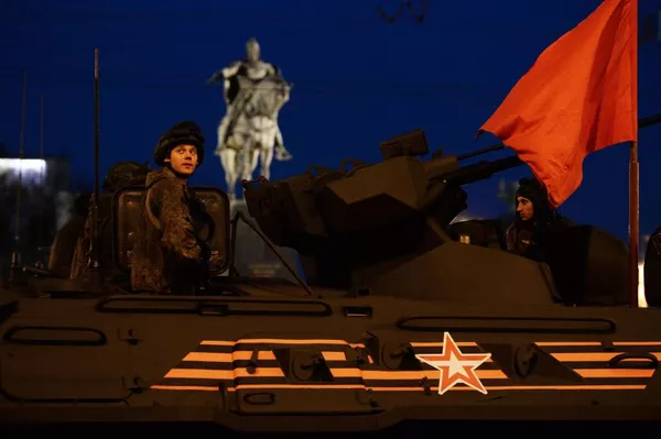 Moscou: répétition nocturne de la Parade de la Victoire Moscou: répétition nocturne de la Parade de la Victoire - Sputnik Afrique