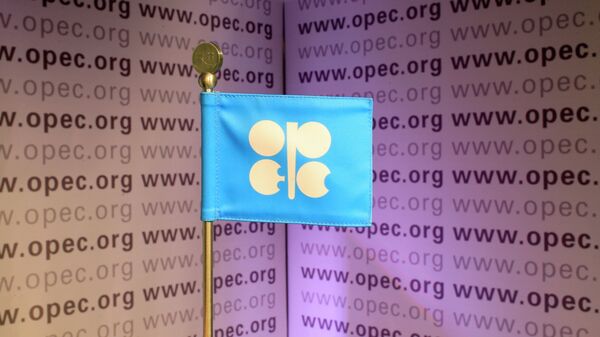 The logo of the OPEC (Organization of the Petroleum Exporting Countries) is seen at the organization's headquarter on the eve of the 164th OPEC meeting in Vienna, Austria on December 3, 2013 - Sputnik Afrique