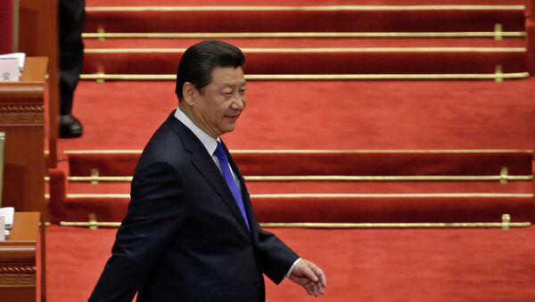 Chinese President Xi Jinping arrives for the opening of the annual full session of the National People's Congress - Sputnik Afrique