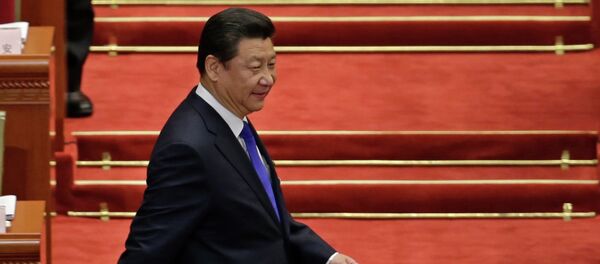 Chinese President Xi Jinping arrives for the opening of the annual full session of the National People's Congress - Sputnik Afrique