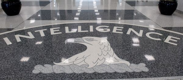 The Central Intelligence Agency (CIA) logo is displayed in the lobby of CIA Headquarters in Langley, Virginia, on August 14, 2008 - Sputnik Afrique