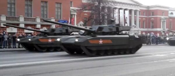 Le char russe dernier cri Armata dévoilé au grand public Le char russe dernier cri Armata dévoilé au grand public - Sputnik Afrique