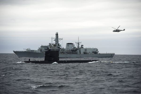 Norvège: exercices navals de l'Otan Dynamic Mongoose 2015 - Sputnik Afrique