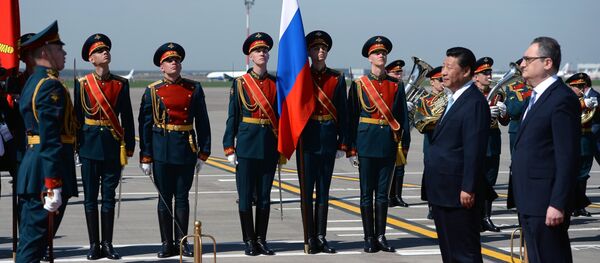Прилет председателя КНР Си Цзиньпина в Москву - Sputnik Afrique