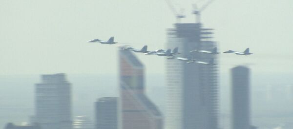 Les meilleurs aéronefs de l'Armée de l'air russe dans le ciel de Moscou - Sputnik Afrique